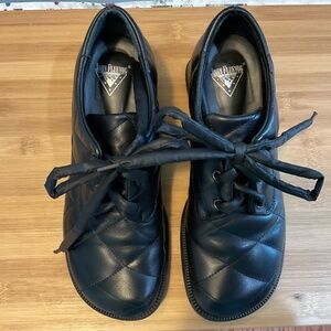 John Fluevog black lace up shoes-Like New  Size 8